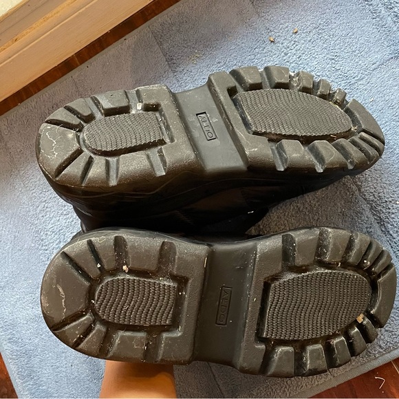 Aldo Black Winter Boots - CADIRACIA - Women Size US 8.5 - Picture 2 of 7